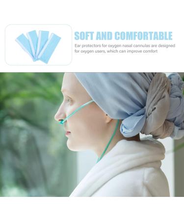 4Pcs Nasal Oxygen Cannula Ear Cushions Oxygen Tubing Ear Wrap Oxygen Tube Ear Protectors Covers for Oxygen Users Patients - Buy Online on GoSupps.com