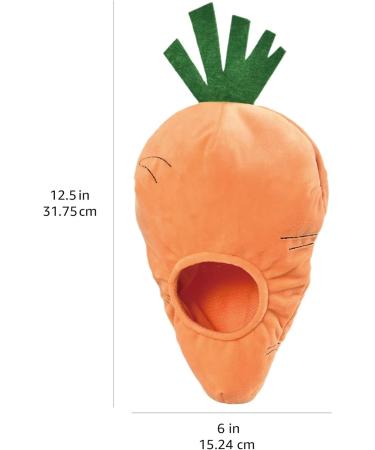 Amazon Basics Hide and Seek Squeaky Dog Plush Toy Rabbit and Carrot Orange and White 5 Count - Buy Online on GoSupps.com