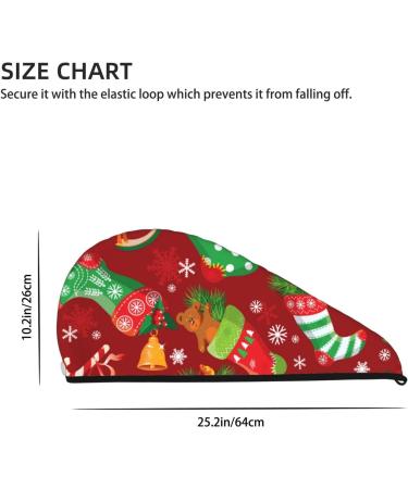 Microfiber Hair Drying Cap - Soft & Absorbent Towel Wrap for Quick Drying Curly Long & Thick Hair | Perfect for X-Mas & New Year Gifts - Buy Online on GoSupps.com