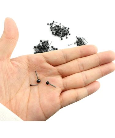 150PCS Black Beans Glass Eyes for Puppet Doll Craft - 2/3/4mm Needle Type - Buy Online on GoSupps.com