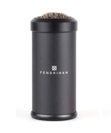 Fendrihan Black Anodized Travel Shaving Brush | Pure Badger Bristles | Made in Germany - International Shipping Available - Buy Online on GoSupps.com