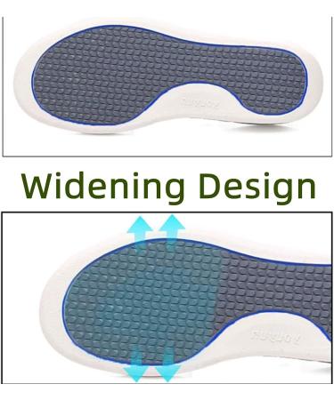 Men's Wide Width Diabetic Non-Slip Shoes with Adjustable Closure - Grey, Size 11 - Buy Online on GoSupps.com