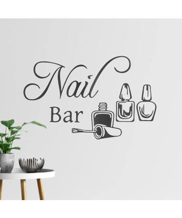 Nail Salon Wall Decoration Nail Salon Vinyl Wall Decal Self Adhesive Nail Salon Wall Shop Window Sticker Nail Art Manicure Decoration Sticker - Buy Online on GoSupps.com