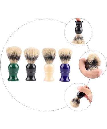 DOITOOL 4-Piece Shaving Brush Foam Tool Set - Grooming Comb with Plastic Handle | 10.5x3.9x3.9CM - Ideal for Men s Grooming - Buy Online on GoSupps.com