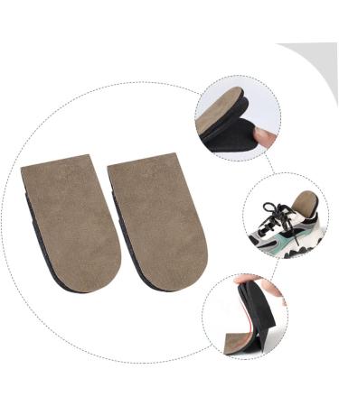 NOLITOY 4 Pairs Heightening Half Pad Heel Lift Inserts - Unisex Cushions & Insoles for Shoes - Invisible Height Increase for Men & Women - EVA Damping Floor Mat - Buy Online on GoSupps.com