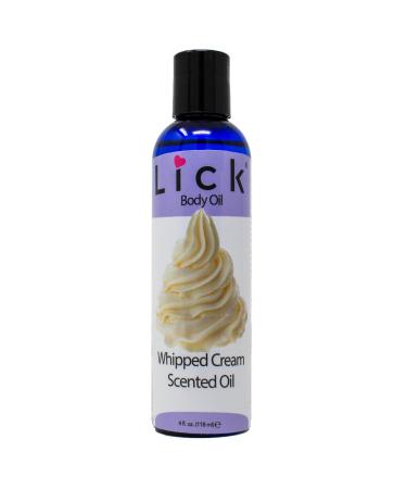 LICK Whipped Cream Scented Body Oil - Vitamin E Infused Moisturizing & Hydrating Body Oil Gel for Women Soothing Aromatherapy Experience - Antioxidant Protection Natural & Gentle Body Oil