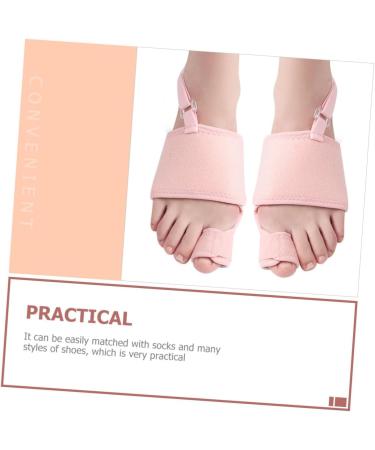 FRCOLOR Bunion Night Toe Separator & Straightener Set - 4 Pairs | Hammertoe Splint & Big Toe Pads | Portable Toe Divider | Pink - 38.5x34.5cm x4pcs - Buy Online on GoSupps.com
