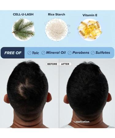 Supersize Color Fibers with Refill Set Colored Hair Thickener Temporary Hair Color for Root Touchup with Hair Thickening Fibers Enhanced Hair Root Color Powder Hair Fiber Powder (Blonde) - Buy Online on GoSupps.com