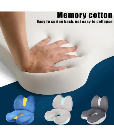 Ergonomic Seat Cushion (Seat Cushion+Chair Cushion) Hip and Waist Protection Detachable Zip Breathable Memory Foam Anti Stress Butt Pillow Improve Seat Comfort Green - Buy Online on GoSupps.com