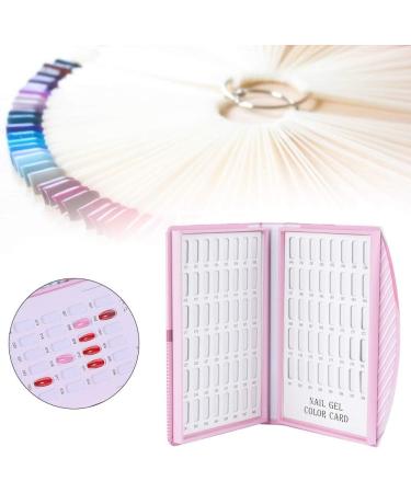 Nail Gel Polish Display Book Nail Polish Gel Color Display Card Acryl Gel Tips Manicure Salon Accessory(02) - Buy Online on GoSupps.com