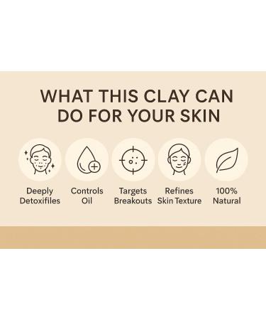 KAPTAN LDA Multani Mitti Clay Earth 250 g 100 natural Earth from Fuller facial cleansing grease and pores for external use only Multani Mitti Clay Powder Oily Skin & Pore Cleansing 250 g - Buy Online on GoSupps.com