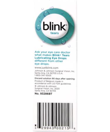 Blink Intensive Tears Eye Drops 15ml - Relief for Dry & Tired Eyes | Fast Shipping Worldwide - Buy Online on GoSupps.com