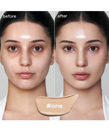 glow breathable blemish balm #one | medium-coverage bb cream & tinted moisturizer | skincare-like finish with green tea leaf water infusion | healthy radiant non-comedogenic | 1 fl oz #02 one 1 Fl Oz (Pack of 1) - Buy Online on GoSupps.com