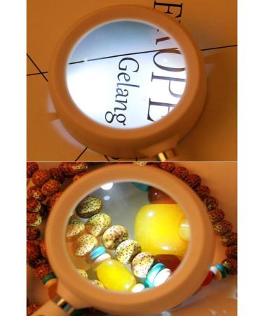 Magnifying Glasses for Hobbies Reading Magnifier Hand-held Lightweight LED Lights 20 Times HD Repair Recognition Elderly Students Children Reading Magnifying Glass Vision - Buy Online on GoSupps.com