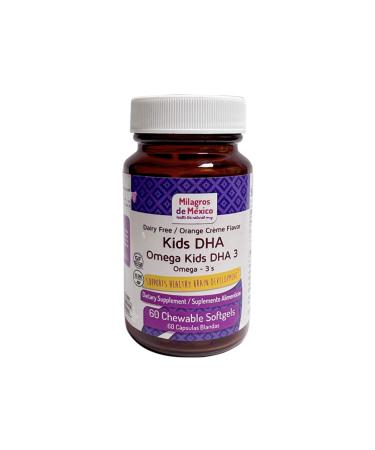 Milagros de Mexico Omega Kids DHA 3 60 Capsulas Blandas