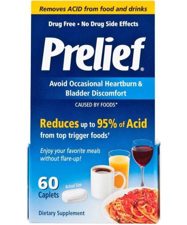 Prelief 60 Caplets - Fast-Acting Relief for Digestive Discomfort - Buy Online on GoSupps.com