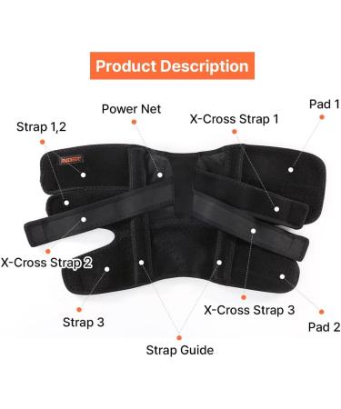 Aider Knee Brace Type 4 for ACL Injury - Adjustable Compression Breathable Neoprene Anti-Slip Design (Right) - International Shipping Available - Buy Online on GoSupps.com