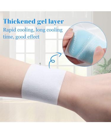 Horuili Gel Cooling Plasters - 5 Ice-Cold Hydrogel Pads for Instant Relief | Cooling & Refreshing Compress for Adults & Children - Buy Online on GoSupps.com