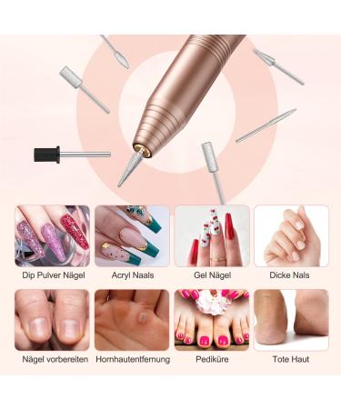 Weiyi Nail Miller - 20 000 RPM Electric Nail File & 11 in 1 Manicure Pedicure Set for Gel & Acrylic Nails - Adjustable Speed USB - International Shipping Available - Buy Online on GoSupps.com