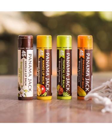 Panama Jack SPF 45 Lip Balm - Broad Spectrum UVA-UVB Protection, Soothes Dry Lips - Buy Online on GoSupps.com