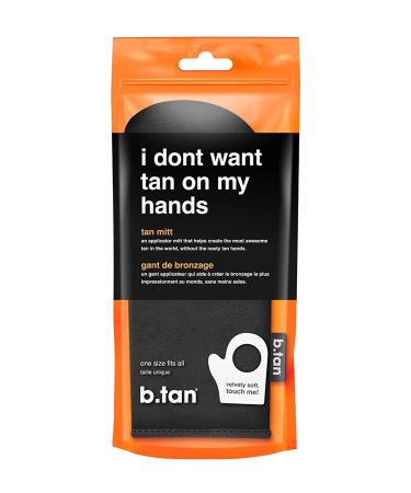 b.tan Tanning Mitt | I Don't Want Tan On My Hands Thumb Self Tanning Mitt Applicator - Evenly Apply Self Tanner Glove for a Natural, Streak-Free Bronzed Glow, For Fake Tan, Sunless Tan & Spray Tan