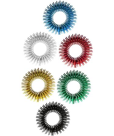 Gleavi 18 Stk Acupressure Finger Rings for Kids | Stress Relief Toys & Hand-Folding Massage Devices for Children - Buy Online on GoSupps.com