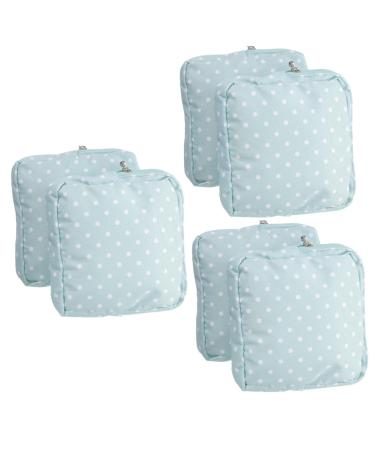 ABOOFAN 6 STK Aunt's towel-keeping bags wallet Cosmetics bag Practical women's binding bag Tampon diaper bag handbags practical period pocket toilet paper holder