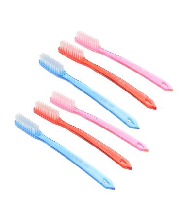 Minkissy 18 Stk super hard toothbrush teeth brushing toothbrush couple toothbrush travel toothbrush hard toothbrushes for adults ergonomic anti-slip clean travel brush for adults