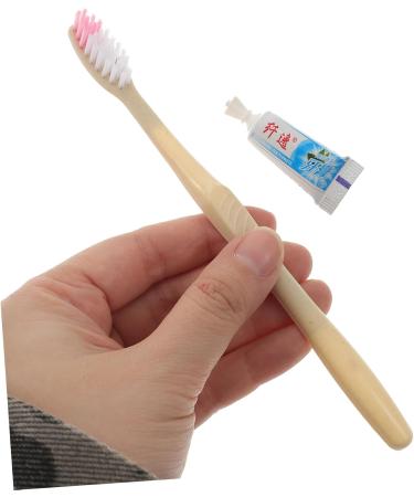 Gleavi 10th Travel Toothbrush & Toothpaste Set - Disposable Adult Oral Hygiene Hotel & Travel Ready - Buy Online on GoSupps.com