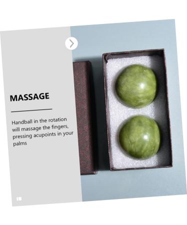 Buy Homsfou Handball Massage Jade Balls - Natural Stone Massage Tool for Fitness & Deep Tissue Relief - Buy Online on GoSupps.com
