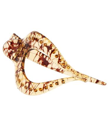 Fenteer Large Dark Brown Hair Clip - Hair Claw Clamp & Grip for Ponytails | International Shipping Available - Buy Online on GoSupps.com