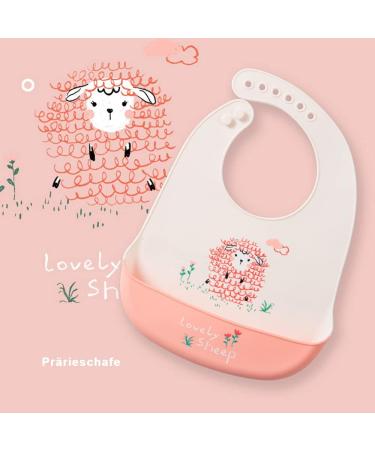 Shop Rospretty Silicone Baby Feeding Bibs - Pack of 3 Adjustable Waterproof & Safe for Boys & Girls - Buy Online on GoSupps.com