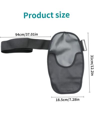 Waterproof Ostomy Bag Covers 31x18.5 cm | Adjustable Elastic Belt for Colostomy & Urostomy | Laqerjc - Buy Online on GoSupps.com
