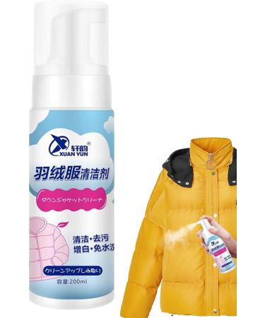 MISOYER Down Wash Detergent - Dry Fast Water Free Natural Down Jacket Cleaner Spray 7.04 oz Down Cleaner Wash and Care Spray for Cloth Deep Cleansing and Brightening - Buy Online on GoSupps.com