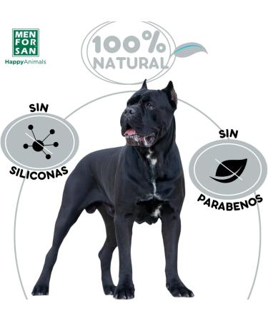 Menforsan Black Shampoo for Dogs | Color Intensifier & Gloss Amplifier | Removes Orange Tones | Deep Moisture Care | 1L - Best for Black Coated Dogs - Buy Online on GoSupps.com