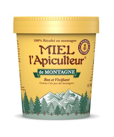 L'APICULTEUR Miel de Montagne Cr meux Texture Onctueuse et Saveur Authentique (Pot 500g) - Lot de 3 - vendu par Lot