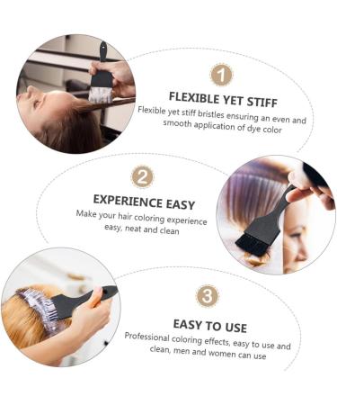 Pinceau pour Teinture Capillaire et Coloration Salon 4 Pi ces Lot Noir et Rouge Taille Standard Applicateur Ergonomique Professionnel Coiffure - Buy Online on GoSupps.com
