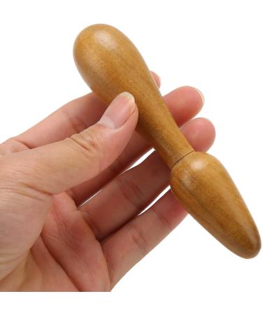 Portable Acupuncture Massage Stick - Wooden Foot & Trigger Point Massage Tool for Pain Relief - Buy Online on GoSupps.com
