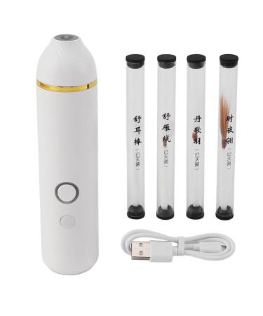 Electric Ear Wax Removal Tool Kit 2 Gears Soft Feathered Ear Cleaning Set Type C Fast Charging for Family Health