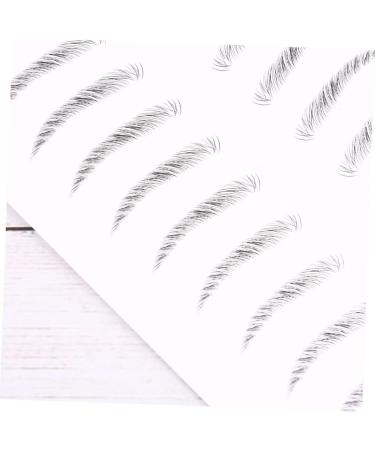 FOMIYES 6 Sheets Pairs Waterproof Stickers Realistic Waterproof Imitation Eyebrows Transfer Stickers Tool 3d - Buy Online on GoSupps.com