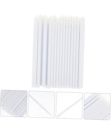 SOESFOUFU 100pcs Disposable Eyeliner Brush Eyeliner Tools and Accessories Mini Lipsticks Makeup Brush White 9x6.5cm White - Buy Online on GoSupps.com