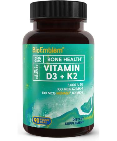 BioEmblem Triple Magnesium Complex and Vitamin D3 K2 and Joint Support - Buy Online on GoSupps.com