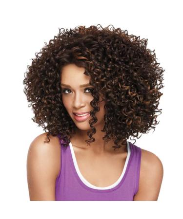 FOReverweihuajz Women Synthetic Hair Curly Afro Wigs for Cosplay Costume #2