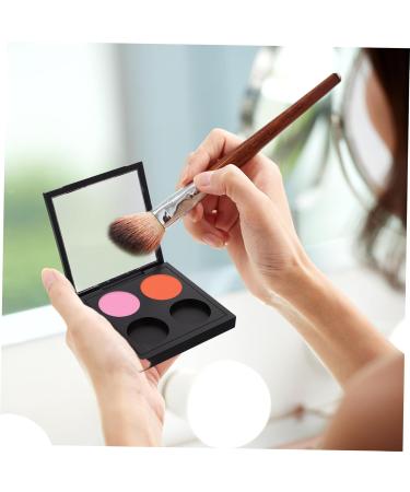 FRCOLOR 10 Pcs Eye Shadow Blank as Blush Box - Travel-Friendly Cosmetic Organizer (10x9cm) - Black - Buy Online on GoSupps.com