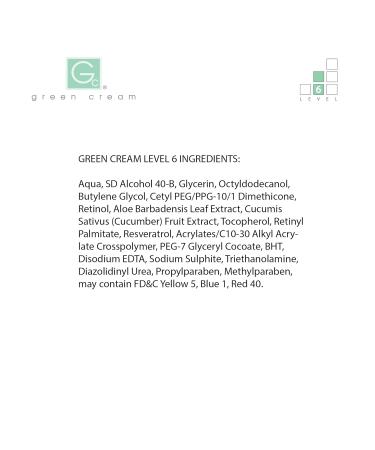 Green Cream Retinol Level 9 High Potency Anti-Aging Treatment in Airless Pump (1 Oz) - International Shipping Available - Buy Online on GoSupps.com