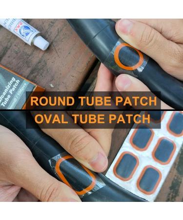 PAX 96 Pcs Inner Tube Tire Repair Patches - Truck, Motorcycle, Scooter, Bicycle, BMX, ATV, River Floating - 25 x 35mm - Puncture Tire Repair Kit - Buy Online on GoSupps.com