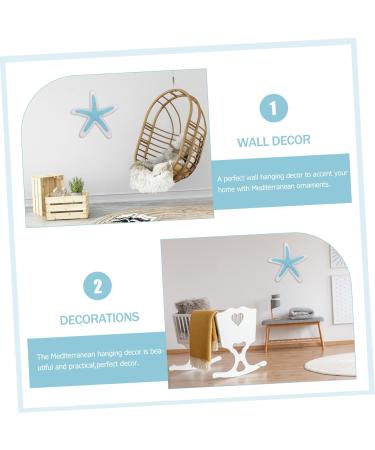 Holibanna Wall Simulation Indoor Sea Resin Bedroom Home Ornament Craft Sea-star Shaped Decoration Delicate - Buy Online on GoSupps.com