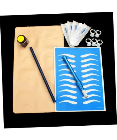 Beavorty 3pcs Pencil Microblading Blue Kit Cup Practice & Skin Eye D Embroidery Coffee Manual Eyebrow - Buy Online on GoSupps.com