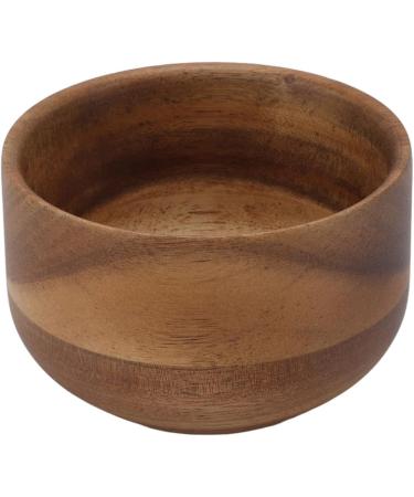 Qukaim Wooden Shaving Bowl for Men - Burr Free Compact Shaving Cream Cup for Home & Salon Use - Buy Online on GoSupps.com