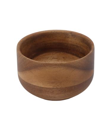 Hspemo Men's Wooden Shaving Bowl Burr-Free Compact Shaving Foam Mug for Home Barber Shop Shaving Soap Bowl